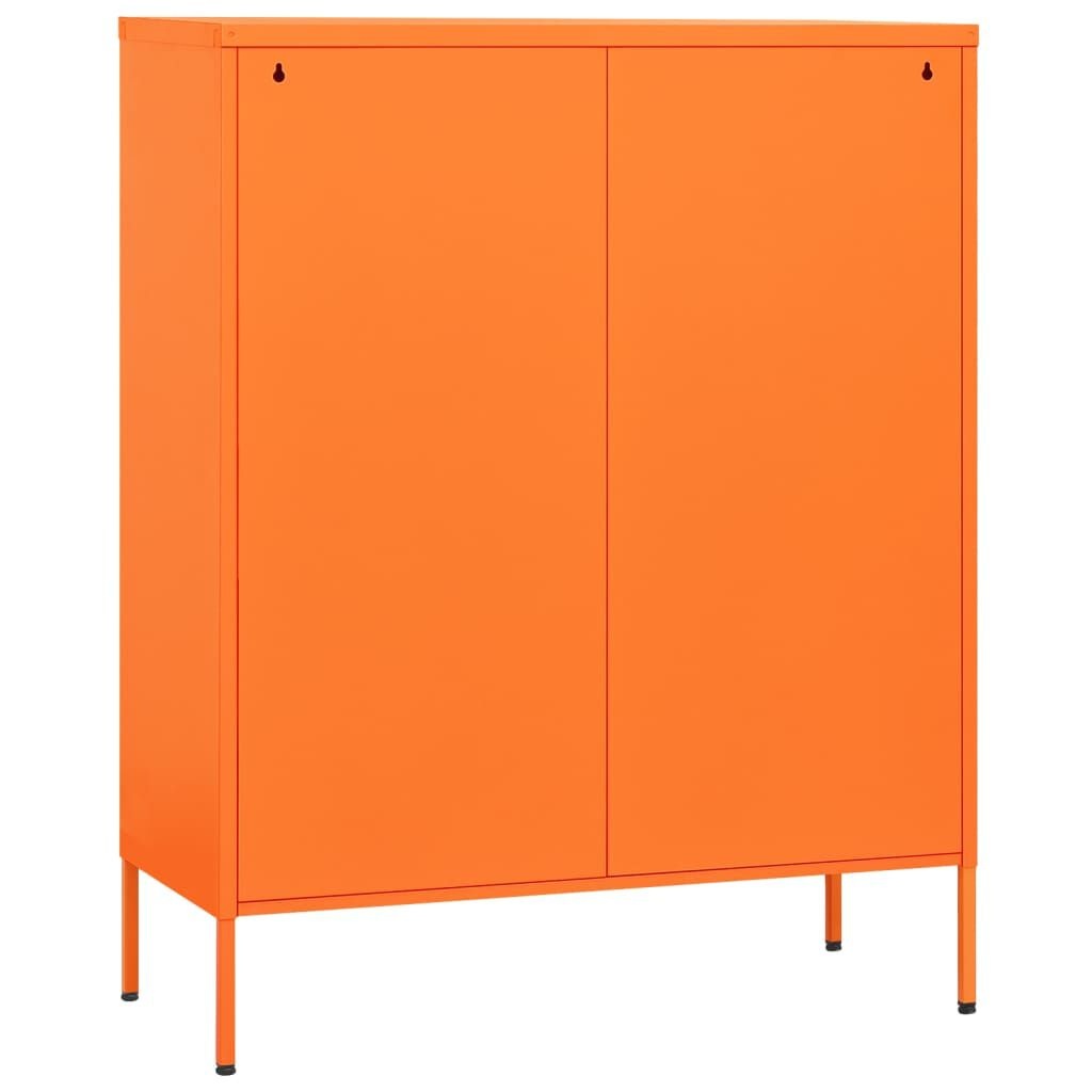 vidaXL Ladekast Staal Oranje 80cm - 35% Korting!
