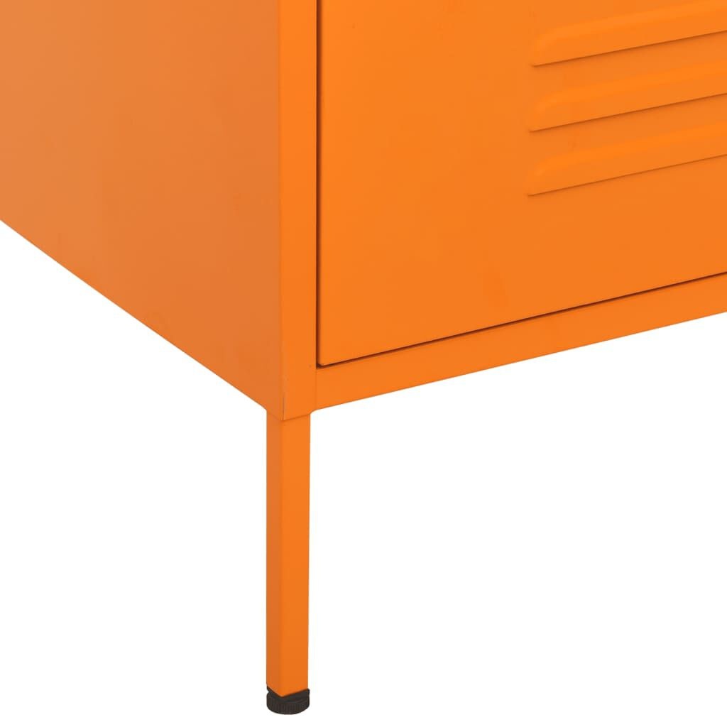 vidaXL Ladekast Staal Oranje 80cm - 35% Korting!