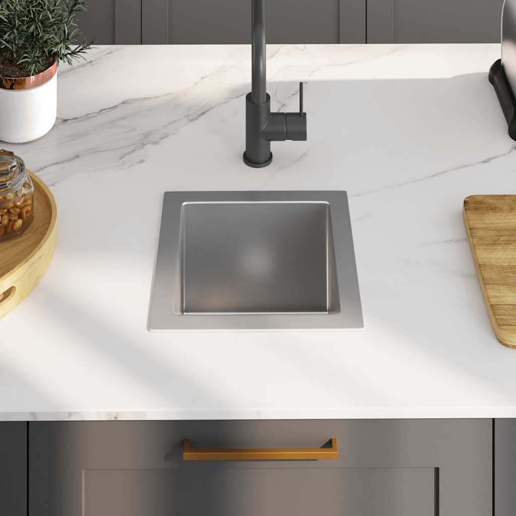 VidaXL Handgemaakte RVS Gootsteen - 35% Korting!