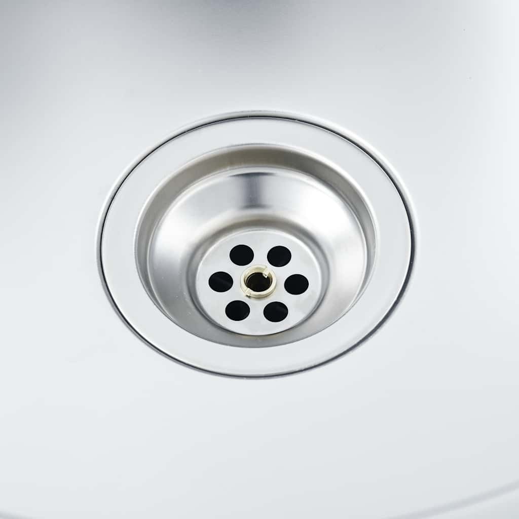 VidaXL Handgemaakte RVS Gootsteen - 35% Korting!