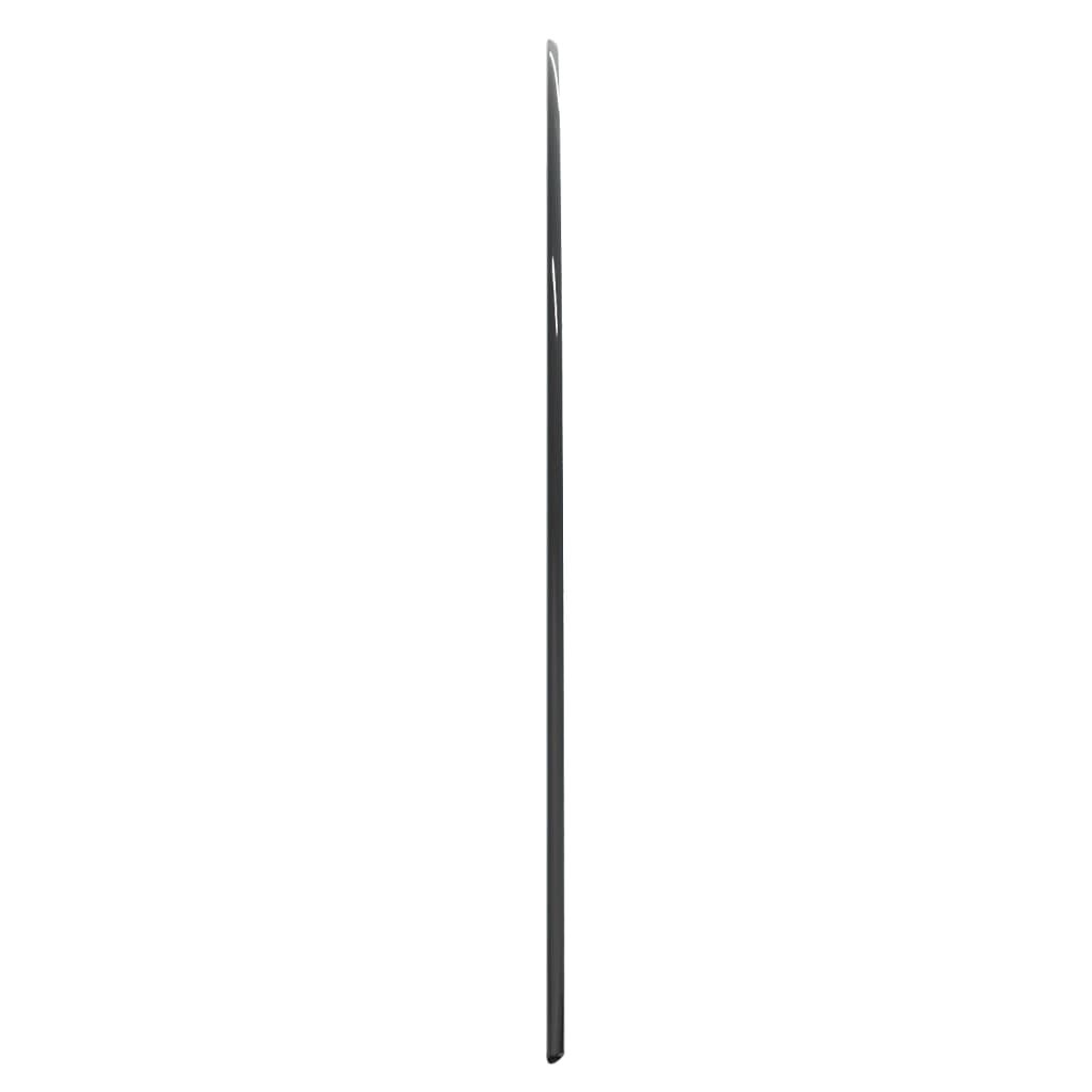 vidaXL Halfronde Glasplaat Open Haard 100x60cm - 47% Korting!
