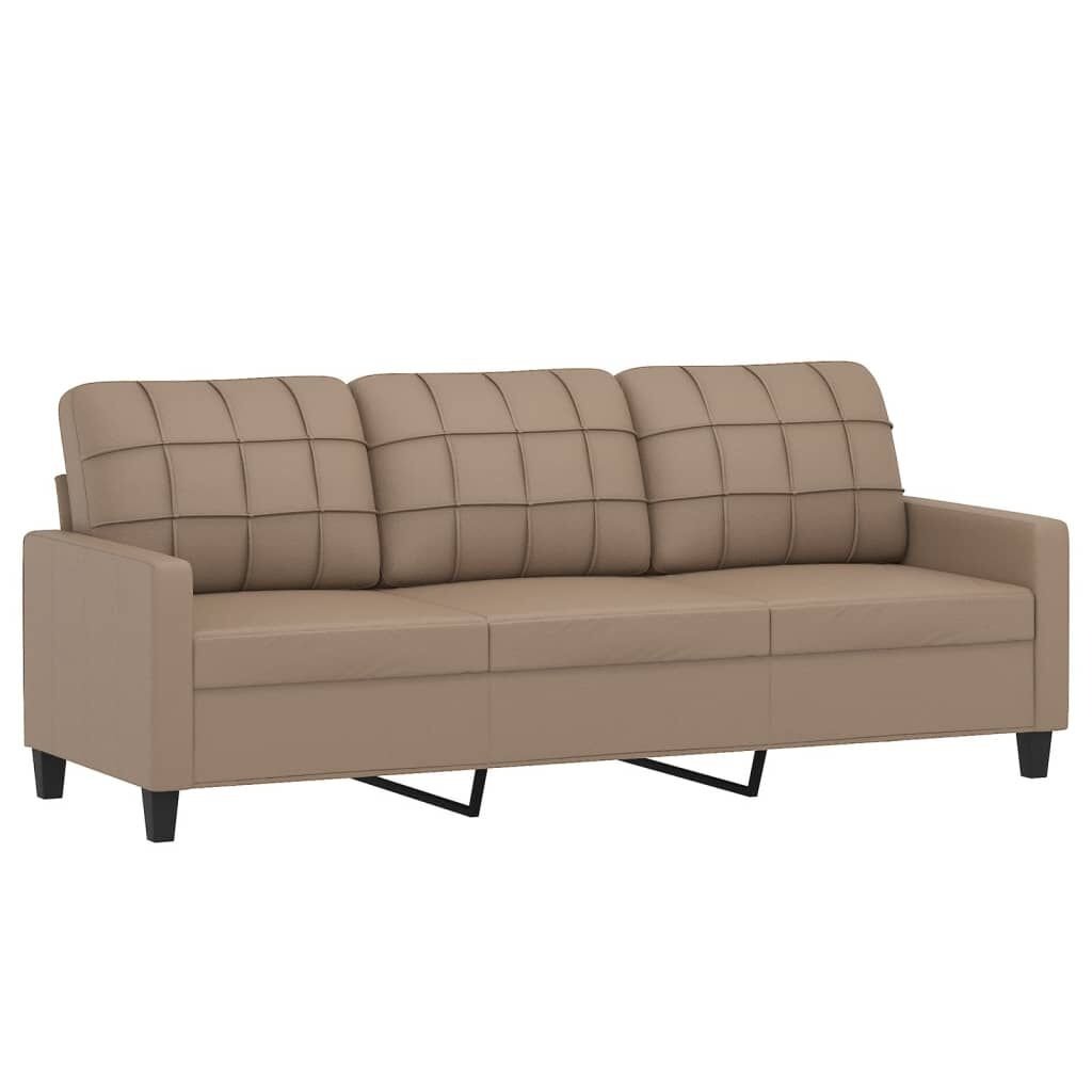 VidaXL 3-zitsbank Cappuccino -51%! Nieuw, lichte schade verpakking