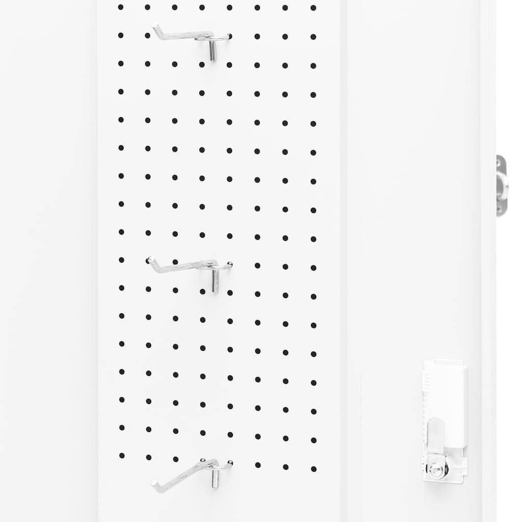 vidaXL Zadelkast Wit 53x53x140cm - 35% Korting!