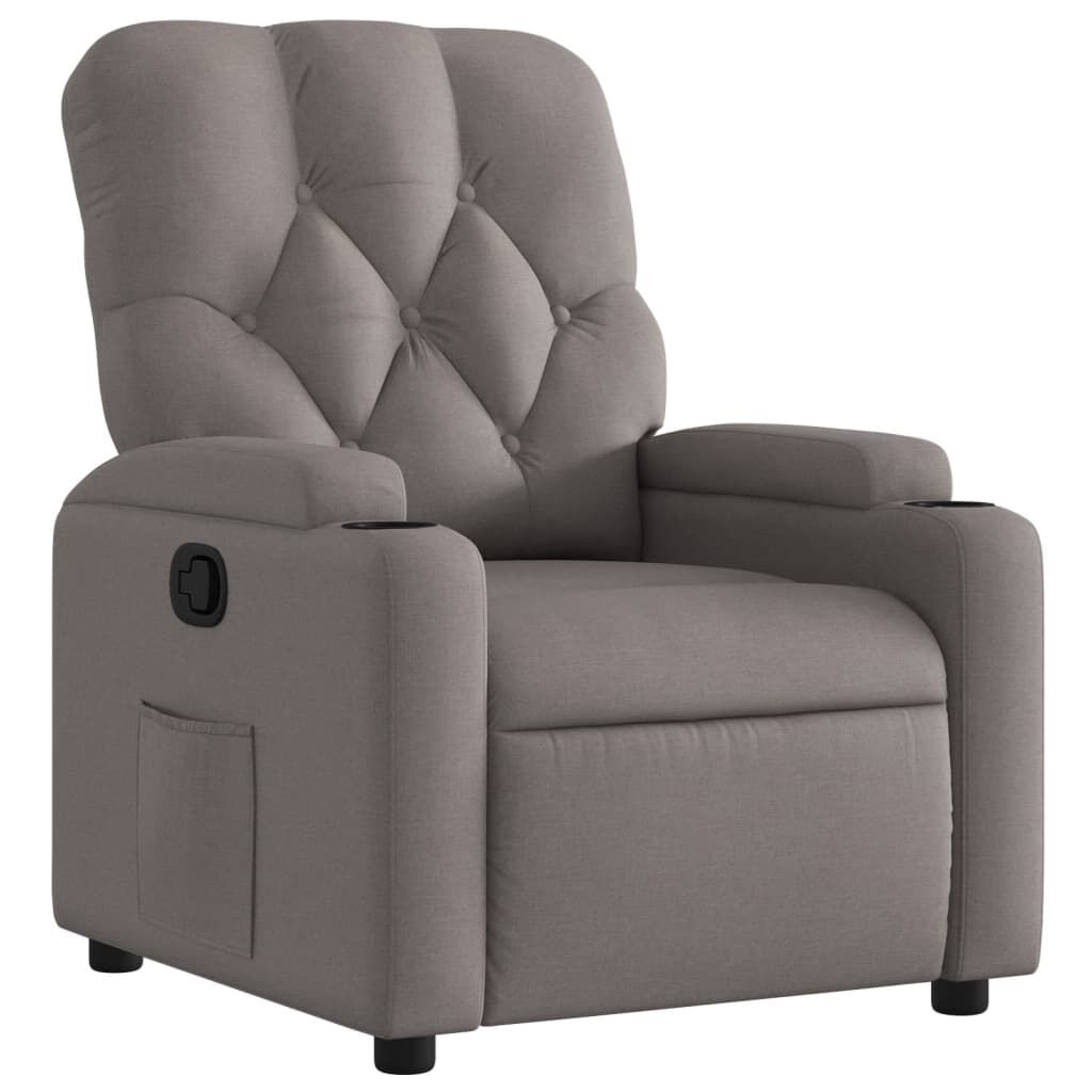 Verstelbare Fauteuil Taupe - 42% Korting! Zo Goed Als Nieuw!