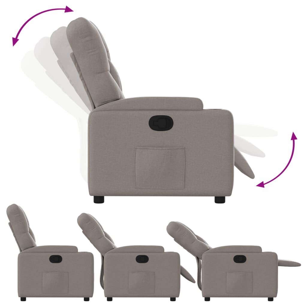 Verstelbare Fauteuil Taupe - 42% Korting! Zo Goed Als Nieuw!