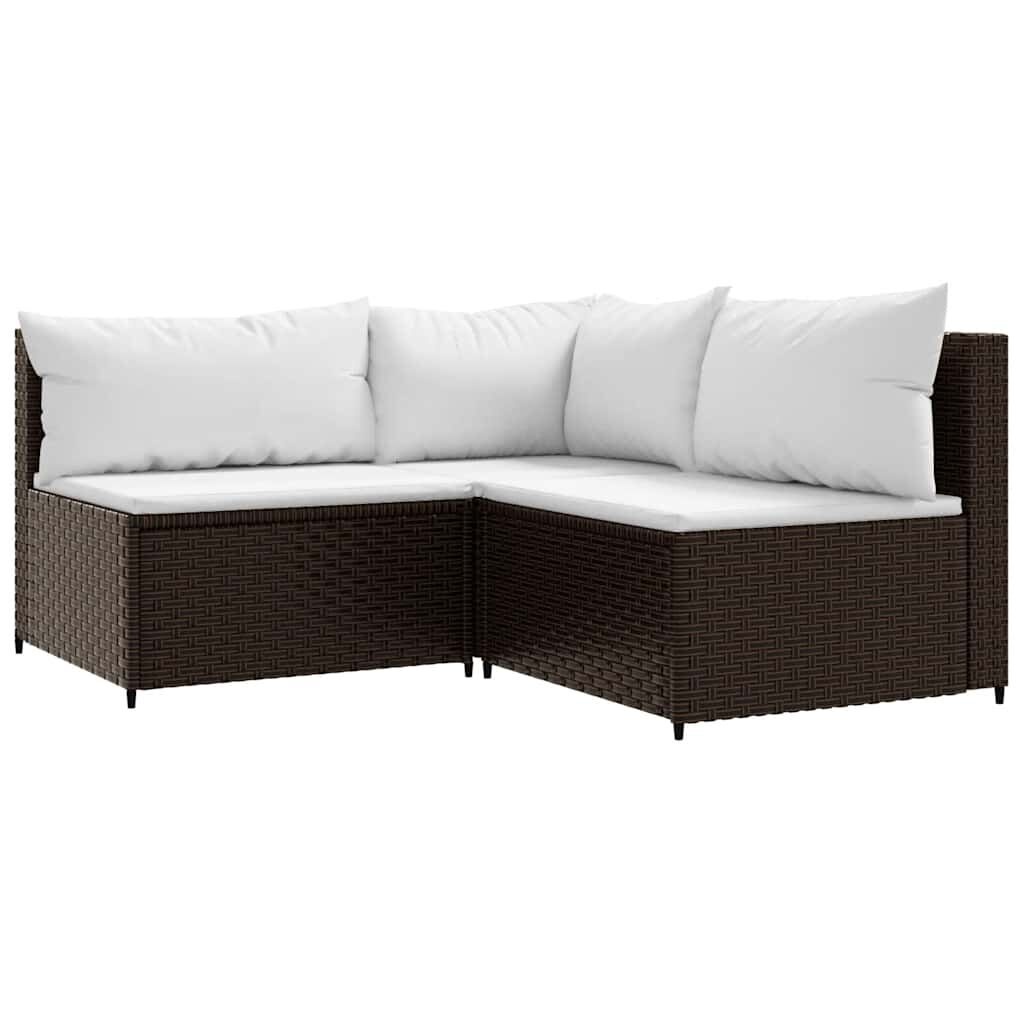 VidaXL Loungeset Bruin - 35% Korting! Nieuw, lichte verpakkingsschade