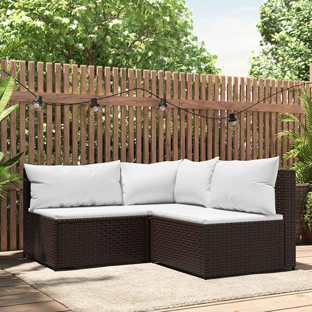 VidaXL Loungeset Bruin - 35% Korting! Nieuw, lichte verpakkingsschade