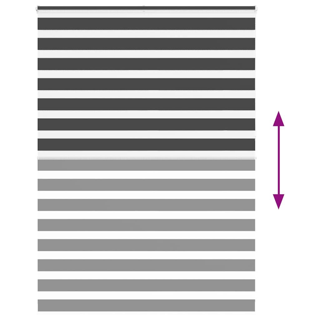 Zebra Rolgordijn Zwart 165x230cm - 57% Korting!