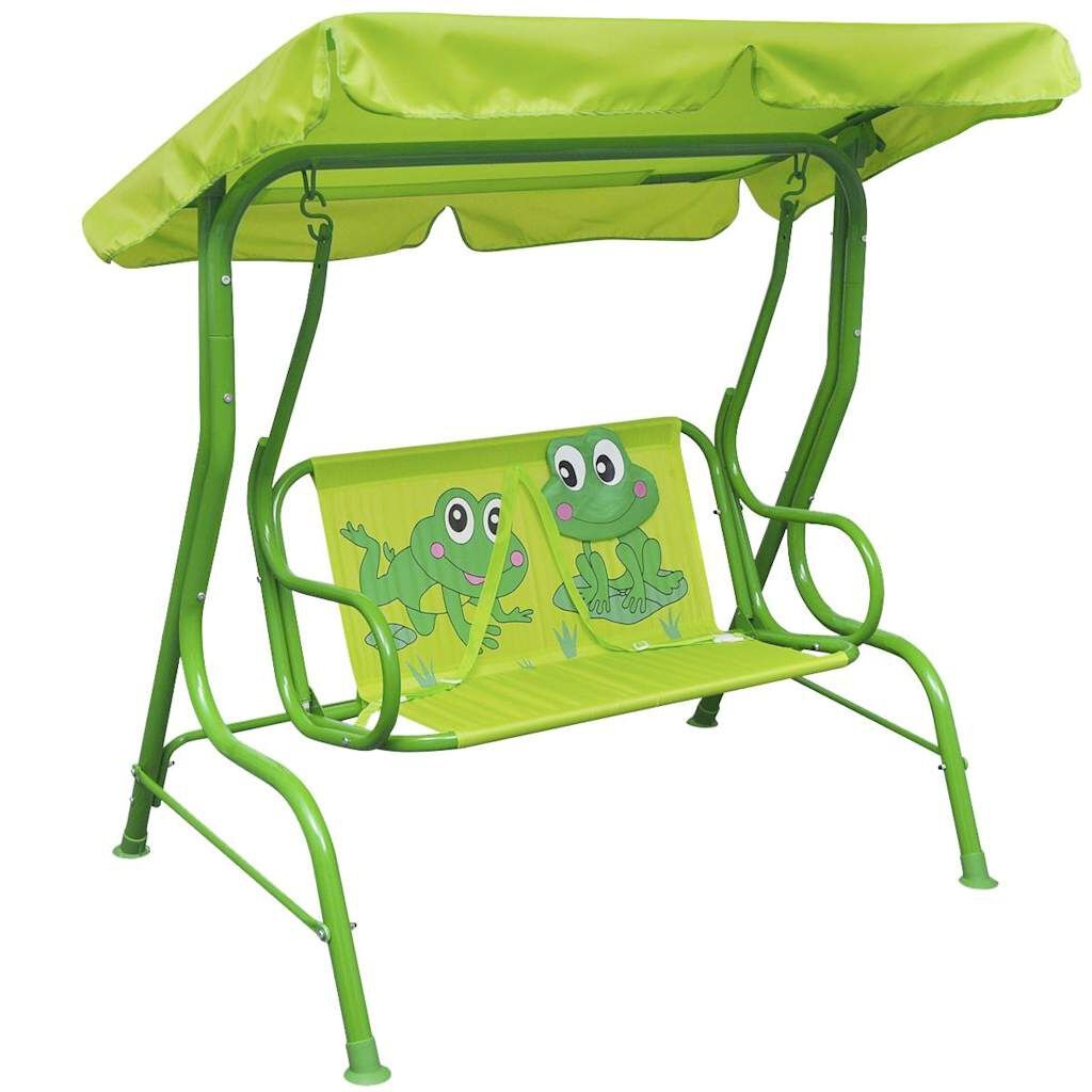 vidaXL Kinderschommelstoel Groen - 35% Korting!