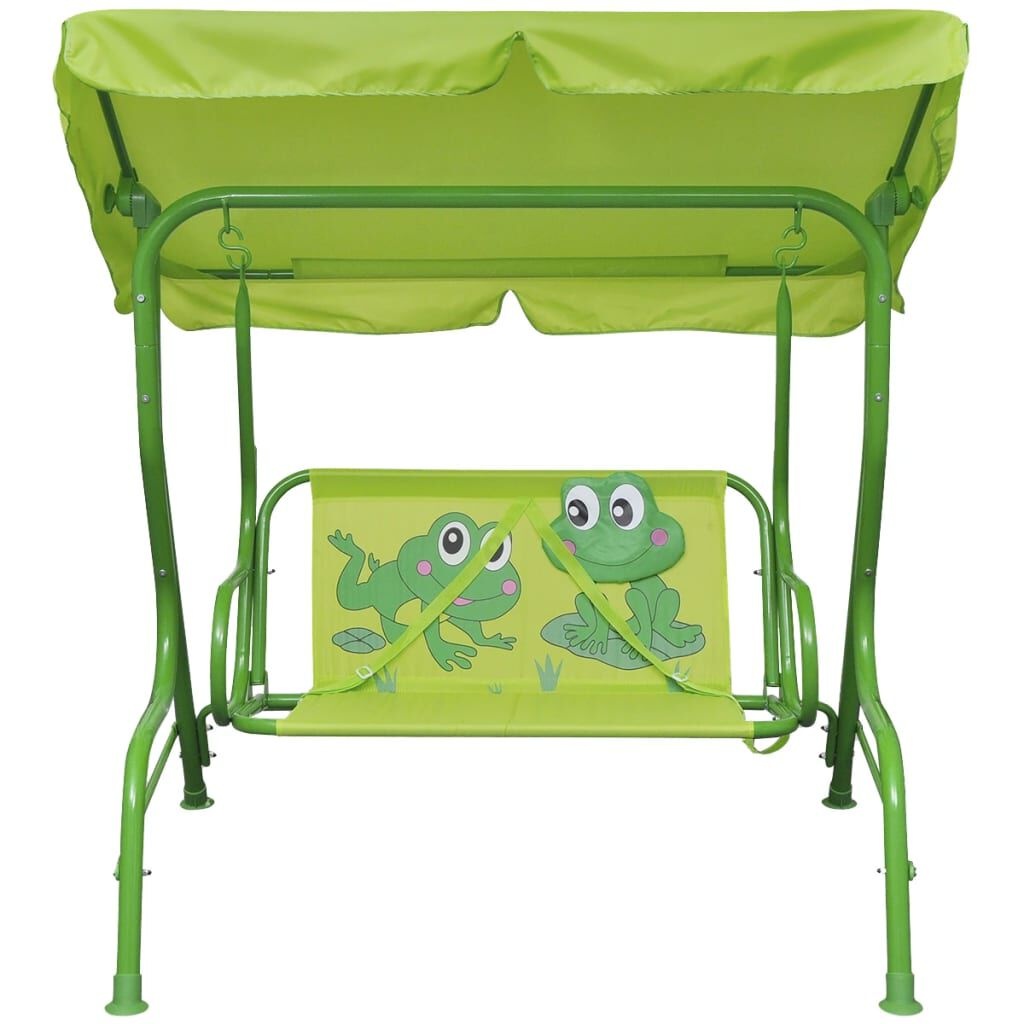 vidaXL Kinderschommelstoel Groen - 35% Korting!