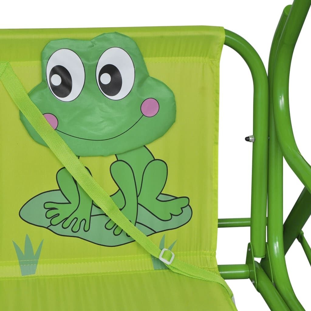 vidaXL Kinderschommelstoel Groen - 35% Korting!