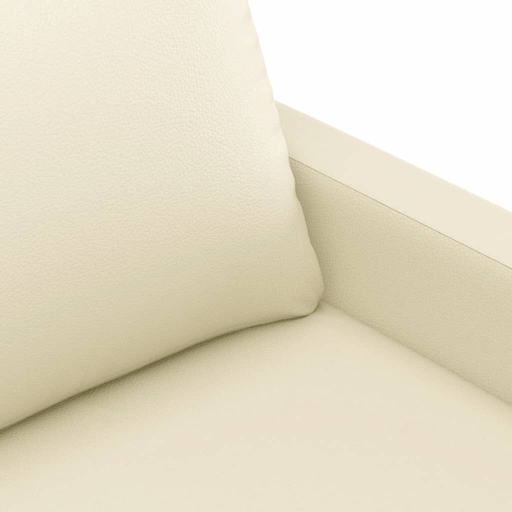 vidaXL Crème Driezitsbank - Nagenoeg Nieuw - 35% Korting!