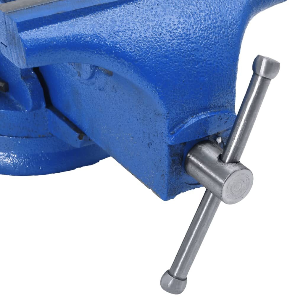 VidaXL Bankschroef 100mm Blauw - 35% Korting! Zo Goed Als Nieuw!