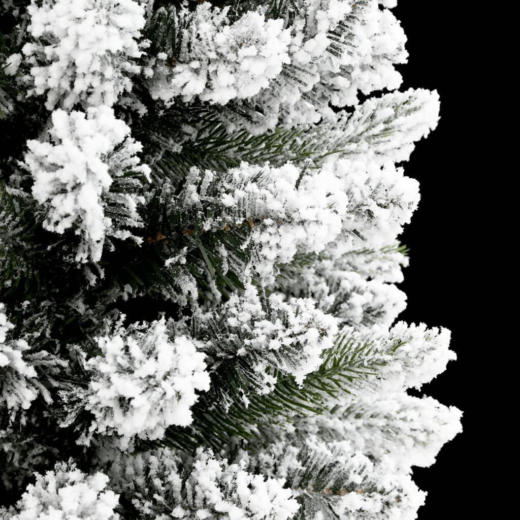 Kunstkerstboom Smal 210cm met Sneeuw - 41% Korting!