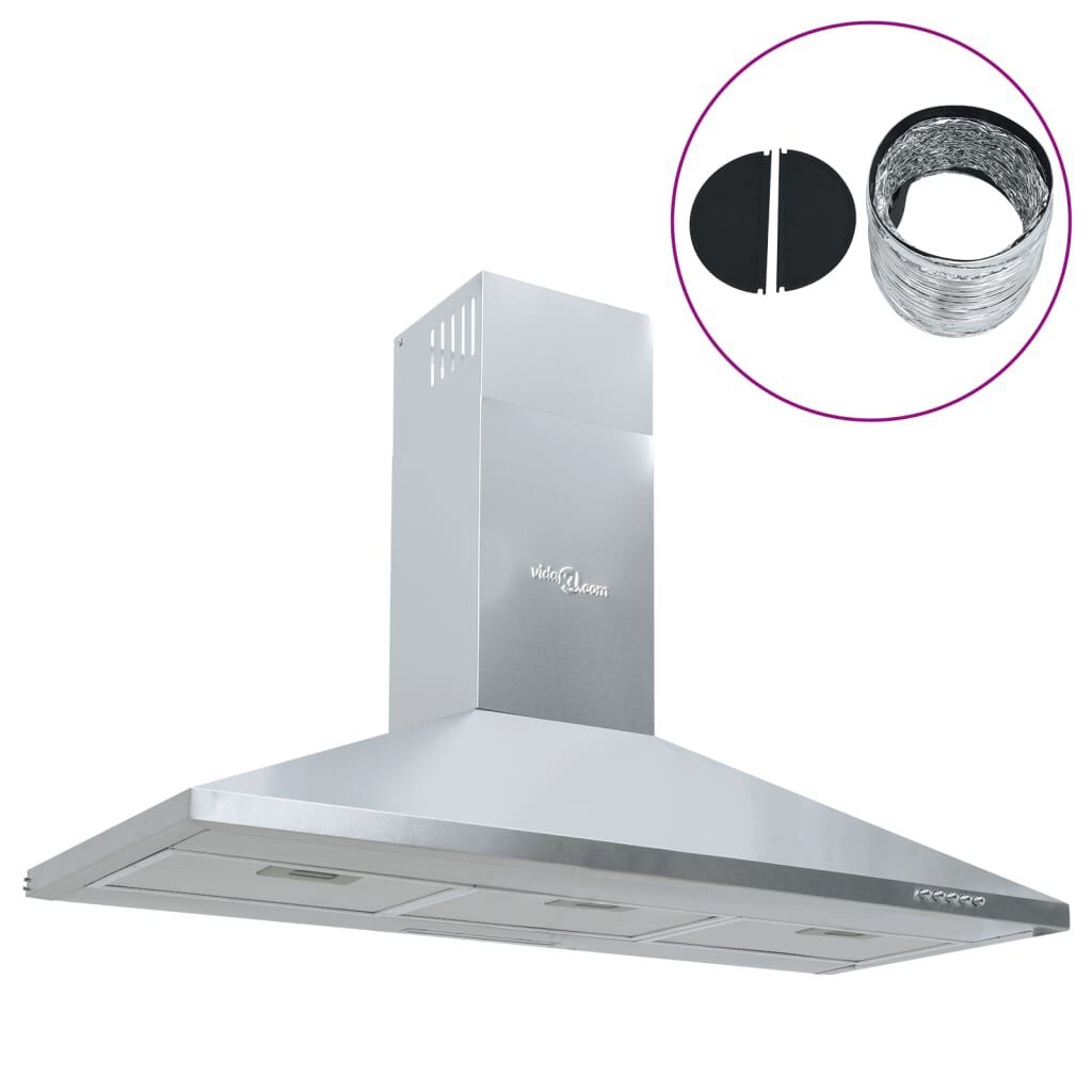 vidaXL Afzuigkap 90cm RVS - 35% Korting! Nieuwstaat Retour
