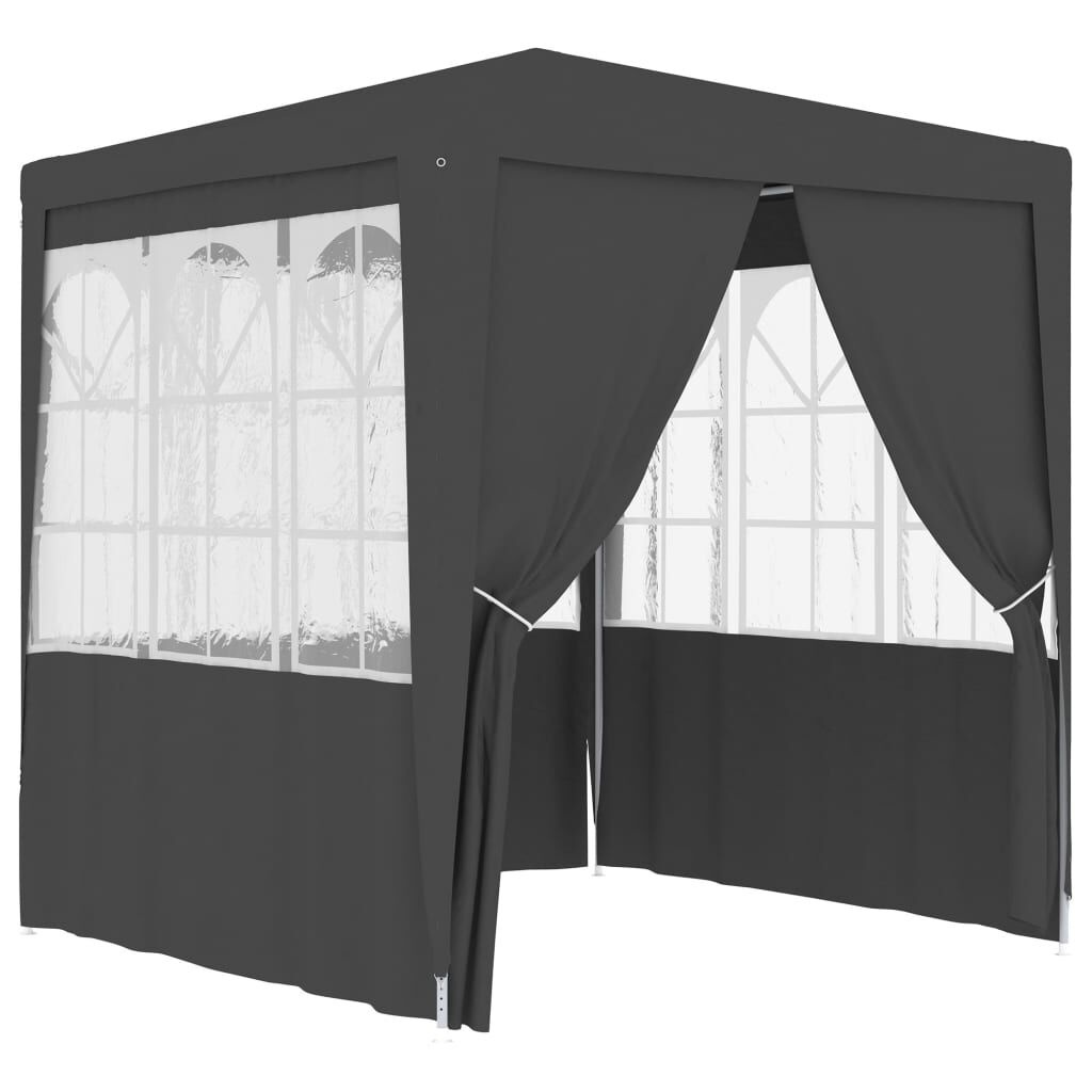 Partytent 2.5x2.5m Antraciet - 35% Korting! Zo Goed Als Nieuw!