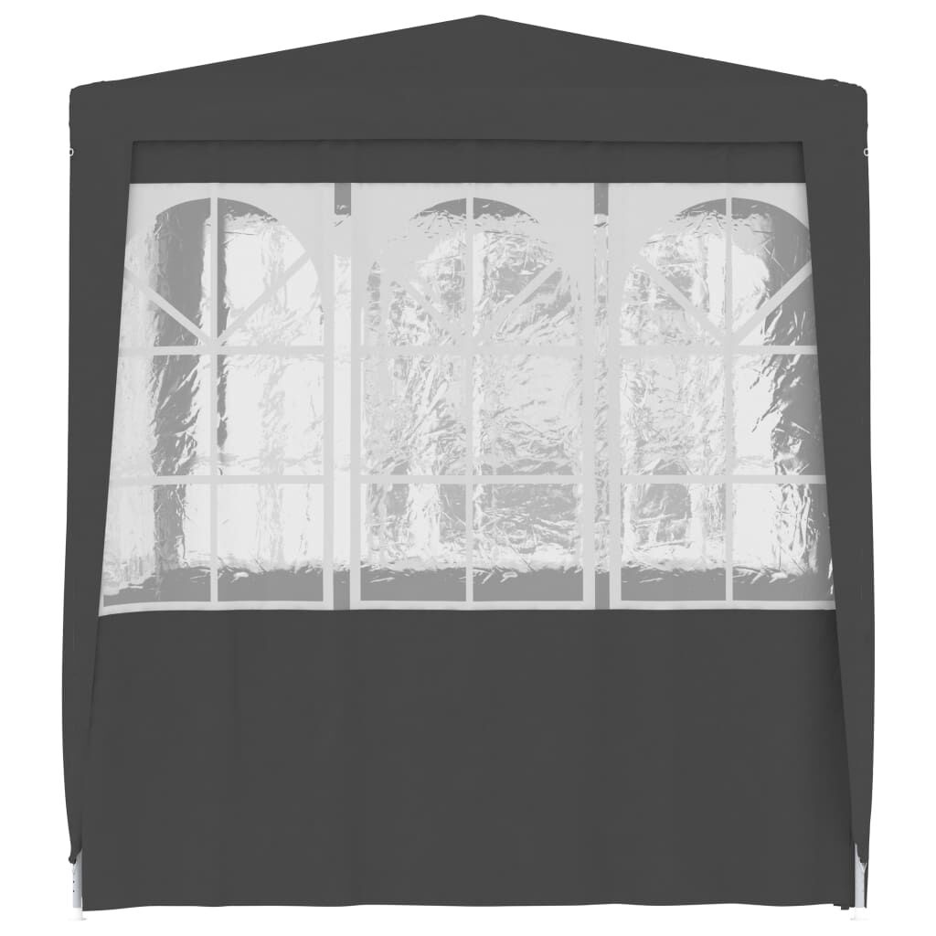 Partytent 2.5x2.5m Antraciet - 35% Korting! Zo Goed Als Nieuw!