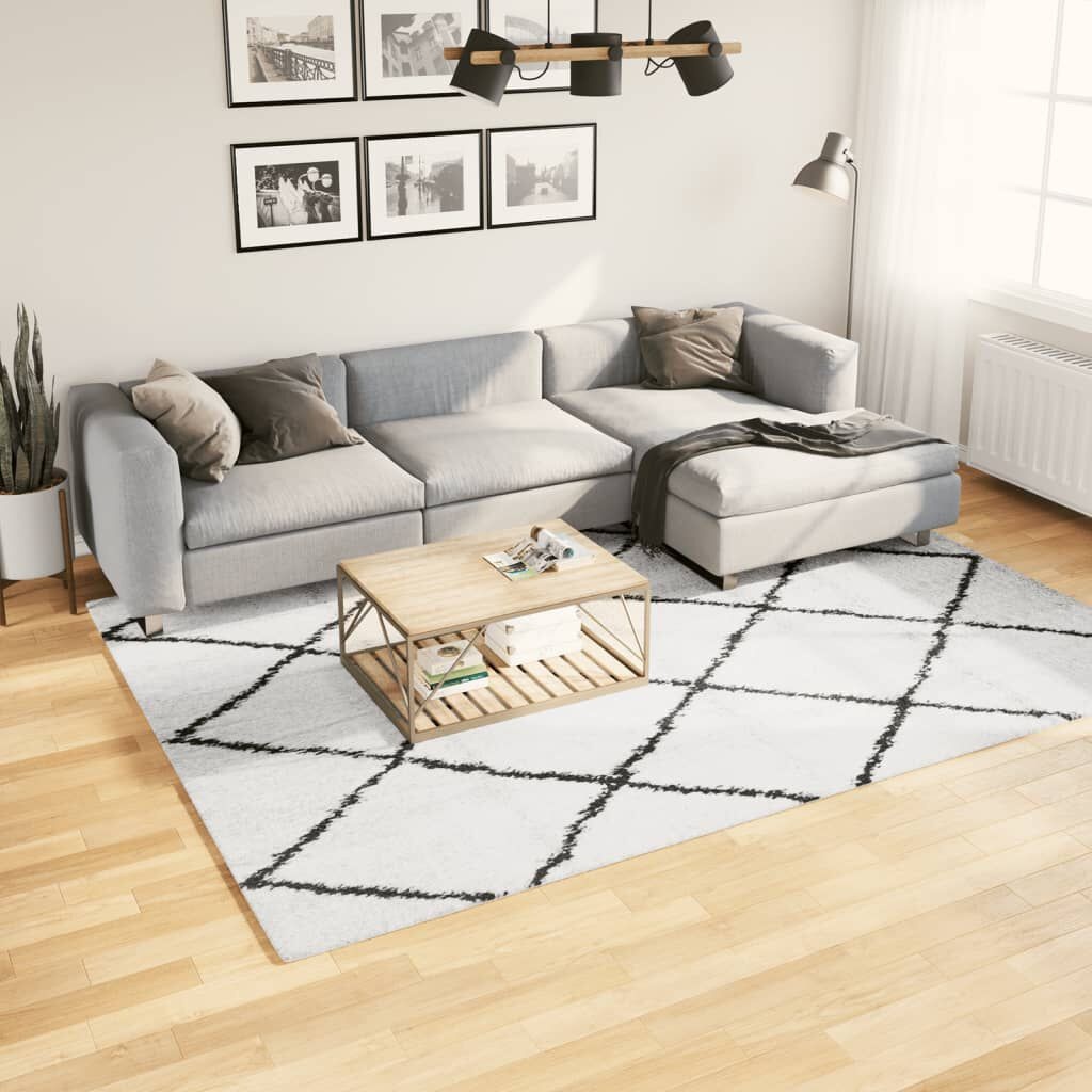 vidaXL PAMPLONA Vloerkleed 200x280 Crème/Zwart -35%