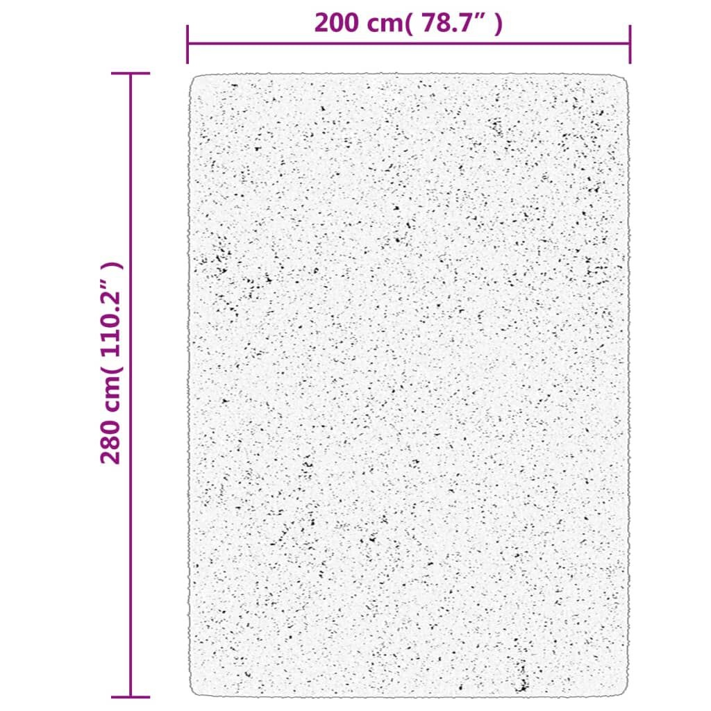 vidaXL PAMPLONA Vloerkleed 200x280 Crème/Zwart -35%