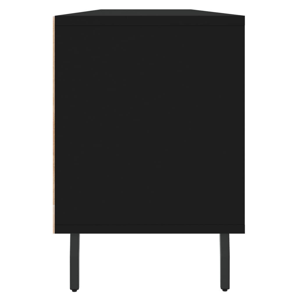 vidaXL TV-Meubel Zwart 150cm - 35% Korting!