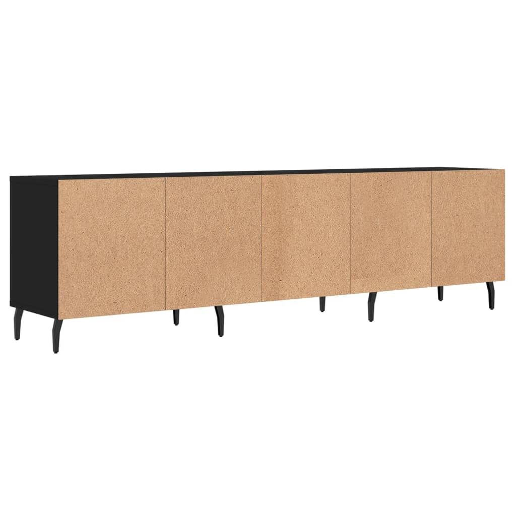 vidaXL TV-Meubel Zwart 150cm - 35% Korting!