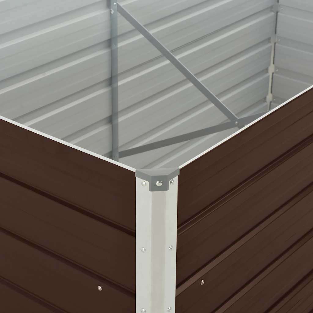 Plantenbak Verhoogd 160x80cm Bruin - 35% Korting! Beschadigd
