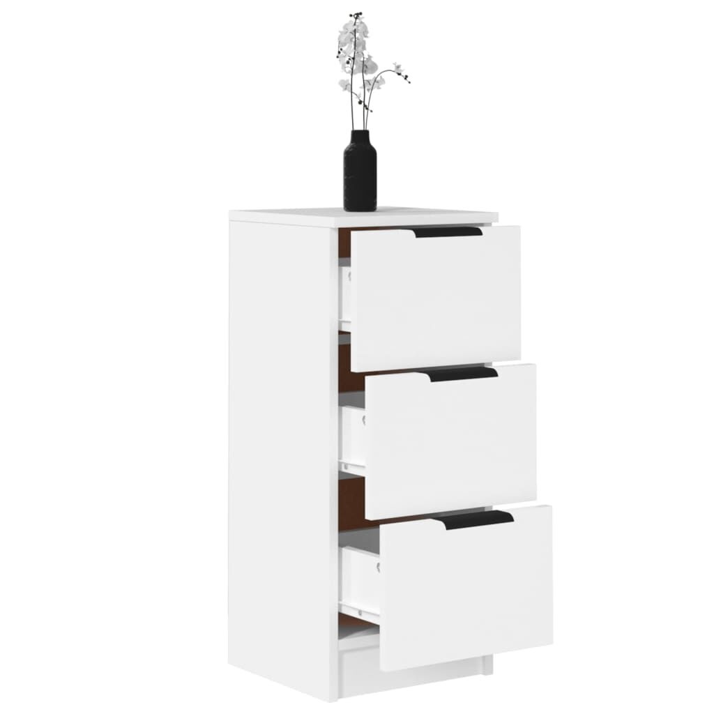 vidaXL Dressoirs (2x) Wit Hout - 35% Korting!