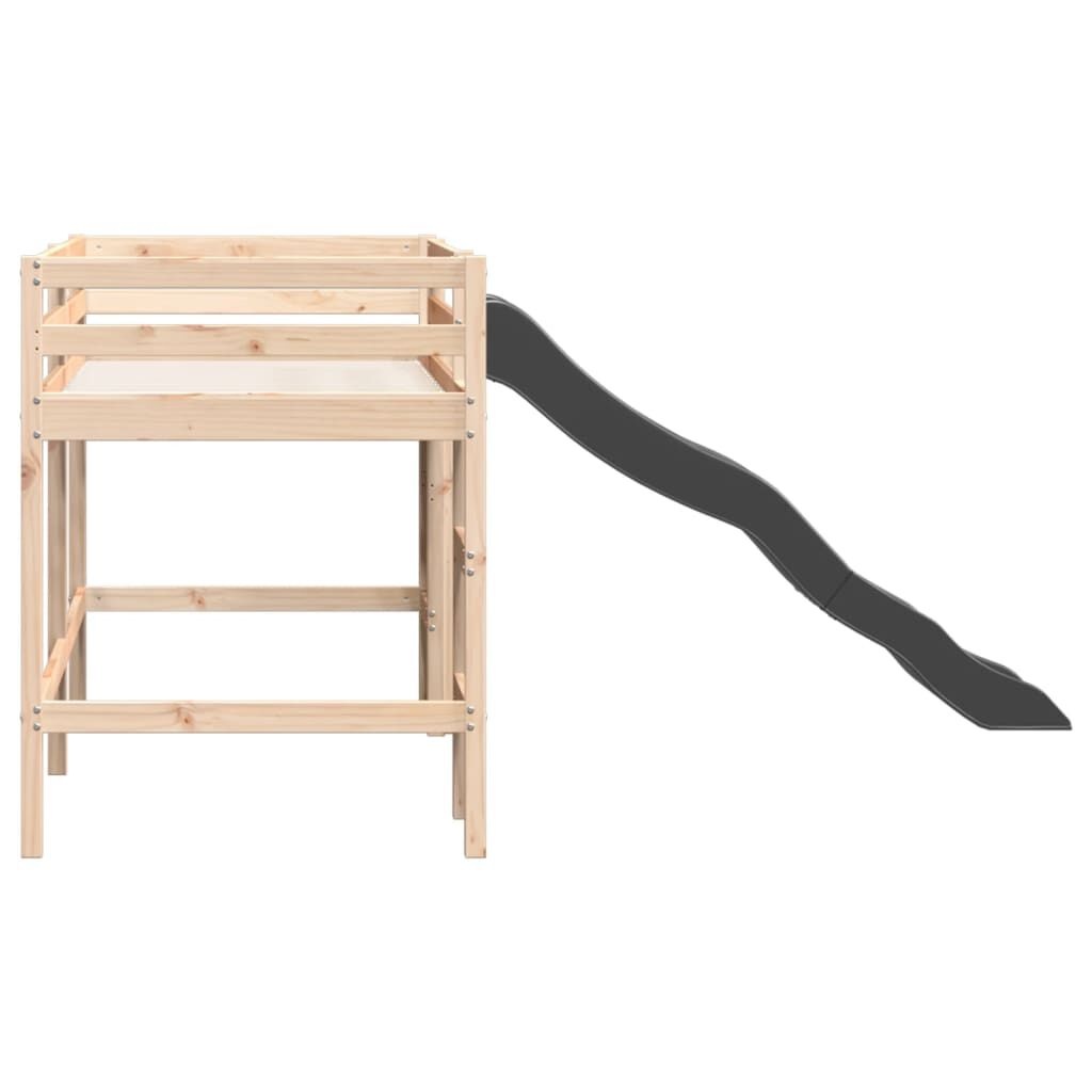 Kinderhoogslaper Grenenhout 90x200cm -35% Korting! (Ongeopend)