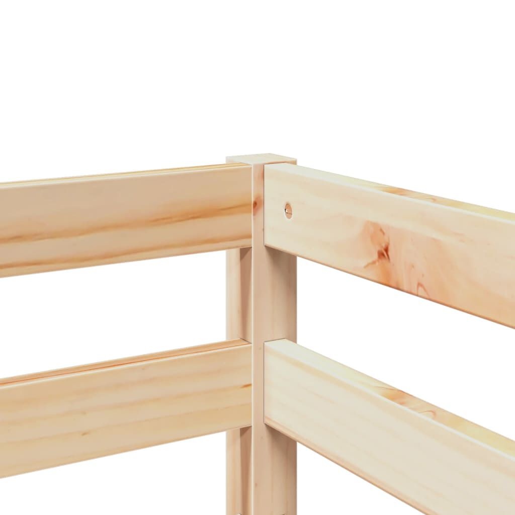 Kinderhoogslaper Grenenhout 90x200cm -35% Korting! (Ongeopend)