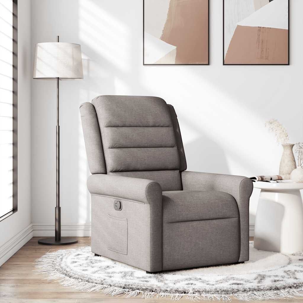 Verstelbare Fauteuil Taupe - 35% Korting! Comfort & Stijl