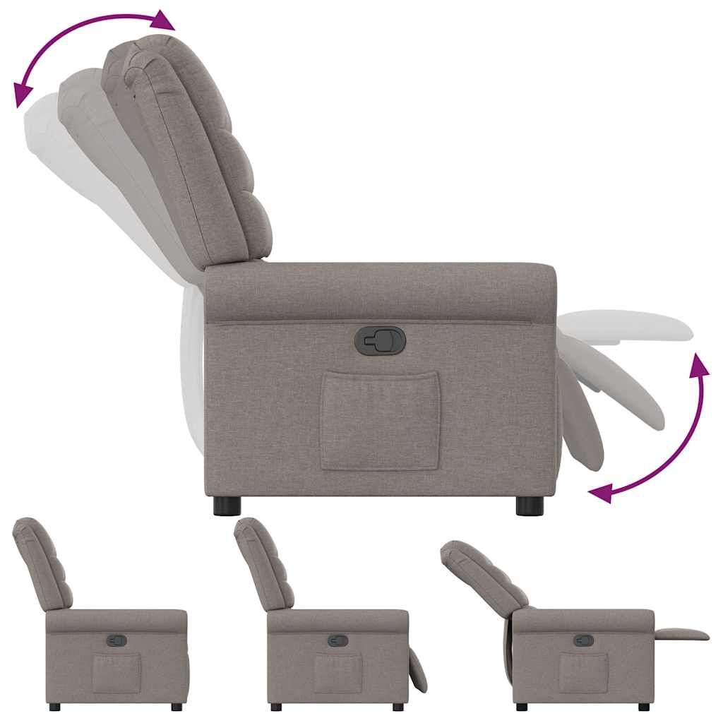 Verstelbare Fauteuil Taupe - 35% Korting! Comfort & Stijl