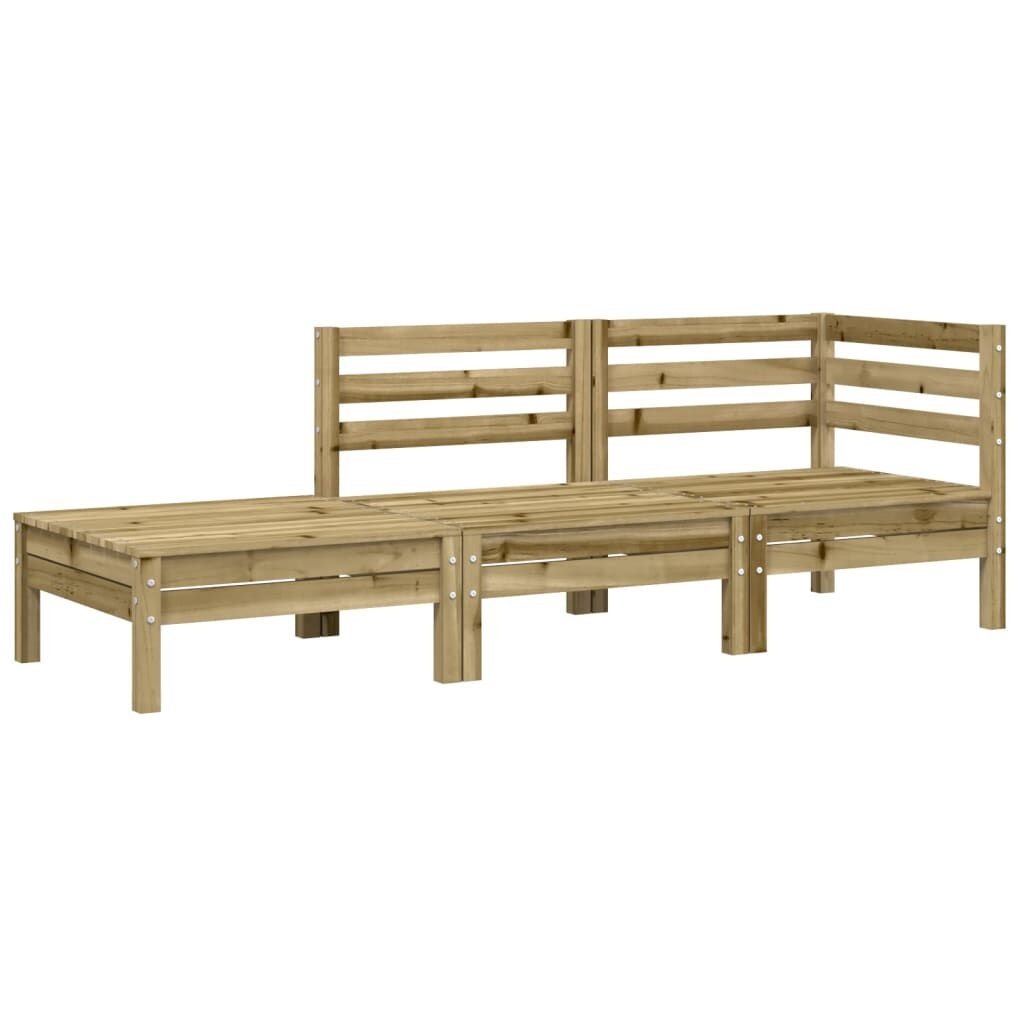 vidaXL Tuinbank 2-zits + Voetenbank & Kussens - 35% Korting!