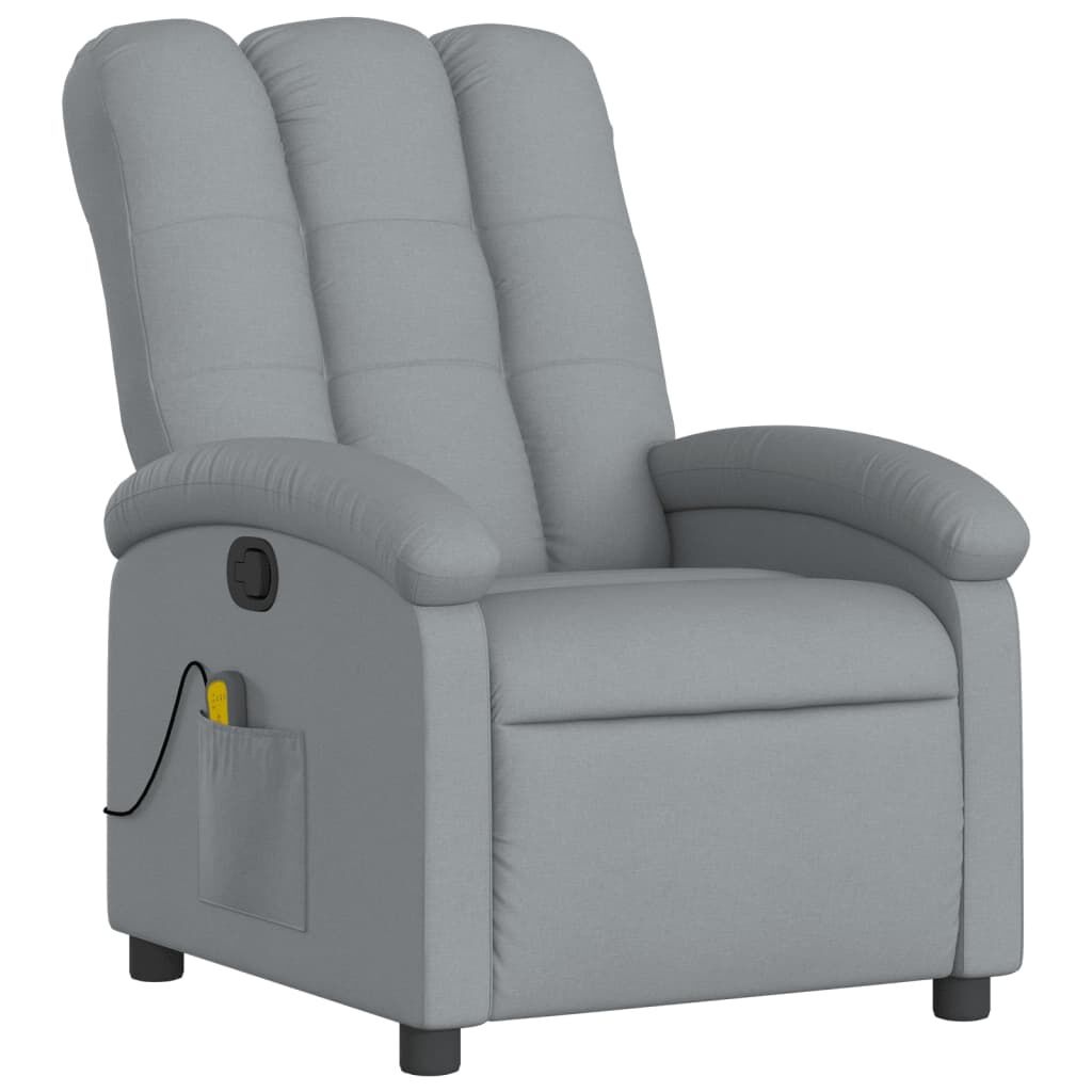 VidaXL Massagestoel Lichtgrijs - 35% Korting!