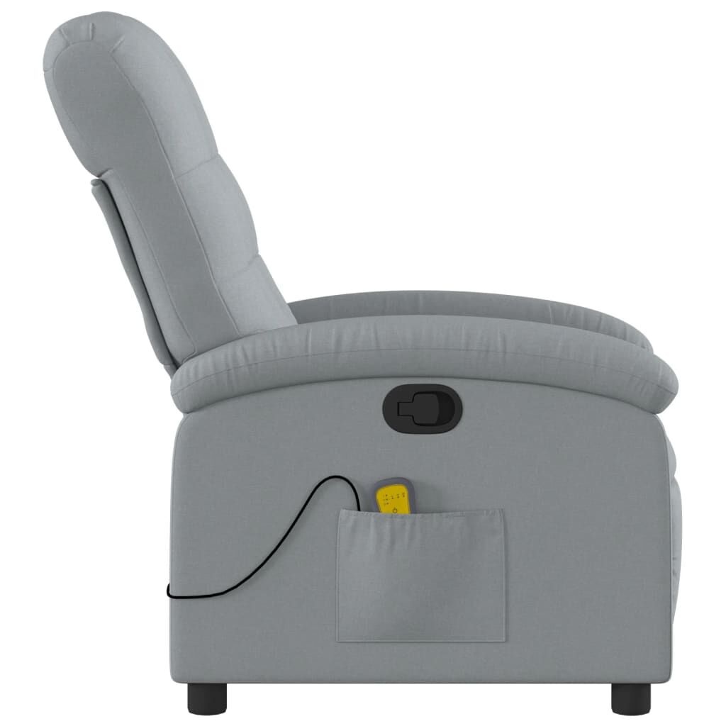 VidaXL Massagestoel Lichtgrijs - 35% Korting!
