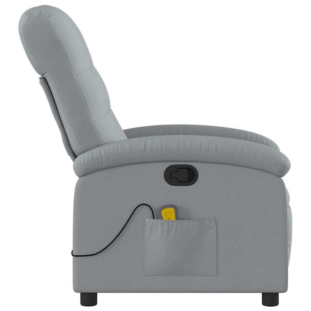 VidaXL Massagestoel Lichtgrijs - 35% Korting!