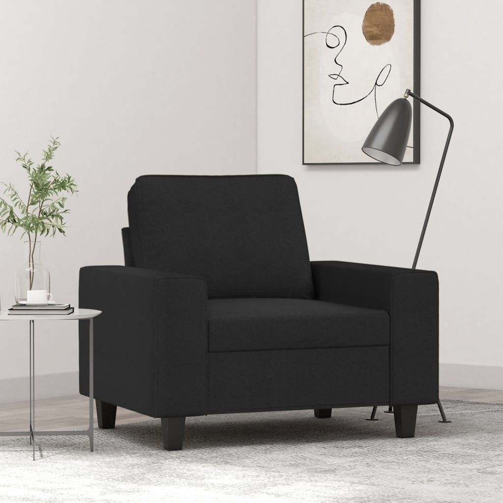 vidaXL Fauteuil Zwart - 60cm - Nergens Goedkoper! -42%