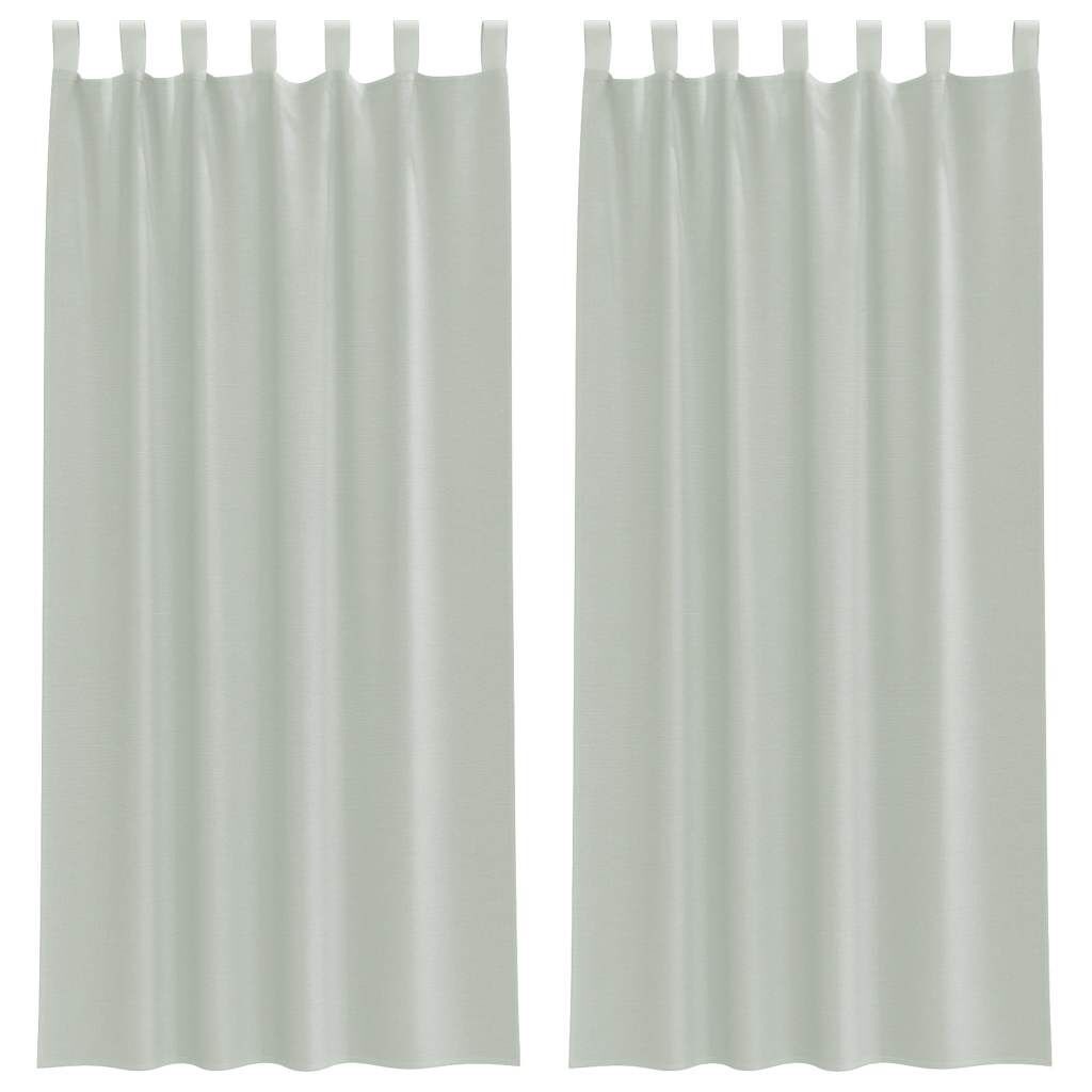 VidaXL Voile Gordijnen Lichtgrijs 140x225cm - 35% Korting!