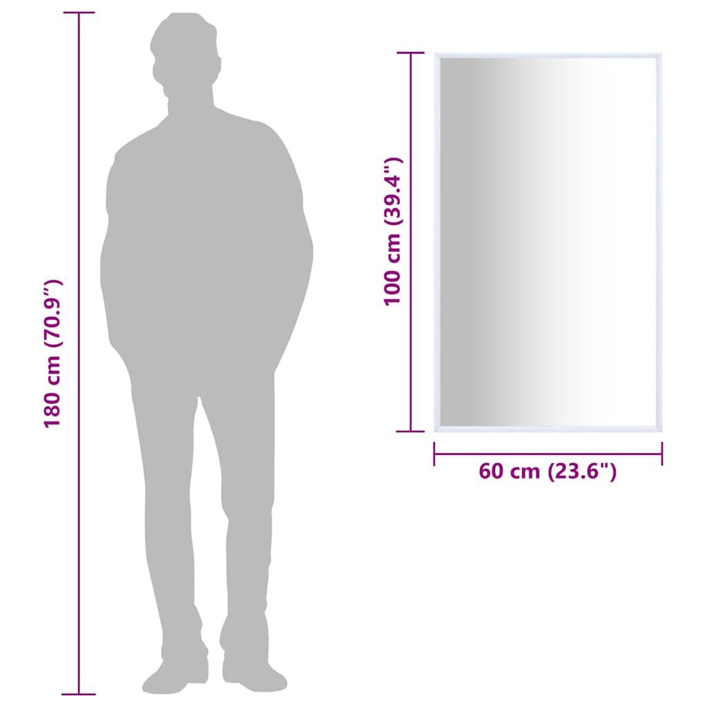 Spiegel Wit 100x60cm - 47% Korting! (Retour)