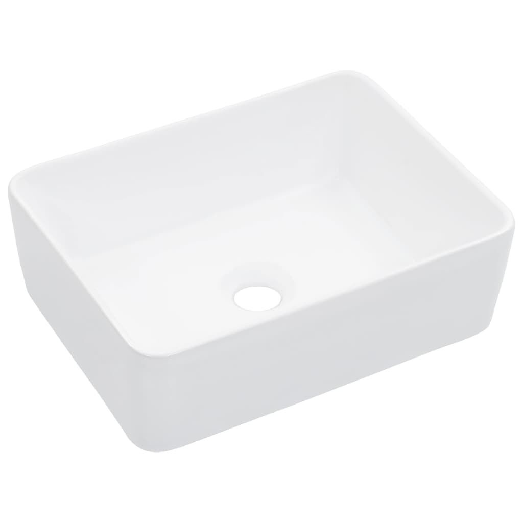 vidaXL Wastafel Wit 40x30cm - Nieuwstaat! 42% Korting