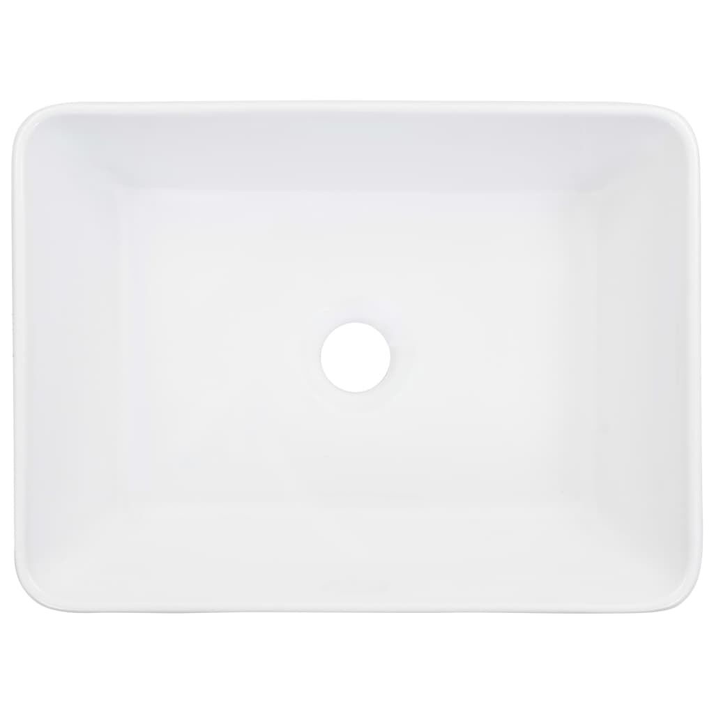 vidaXL Wastafel Wit 40x30cm - Nieuwstaat! 42% Korting