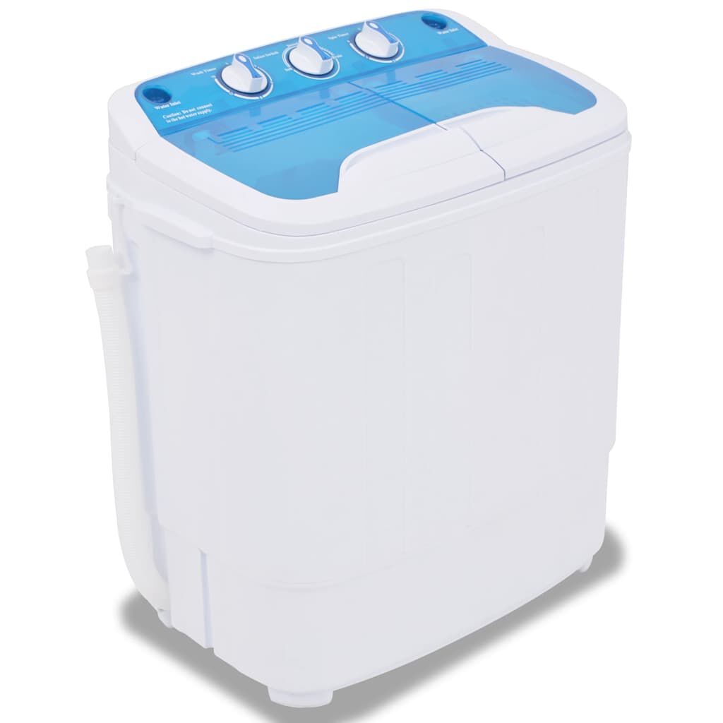 VidaXL Mini Wasmachine Dubbel - 5,6kg - 35% Korting!