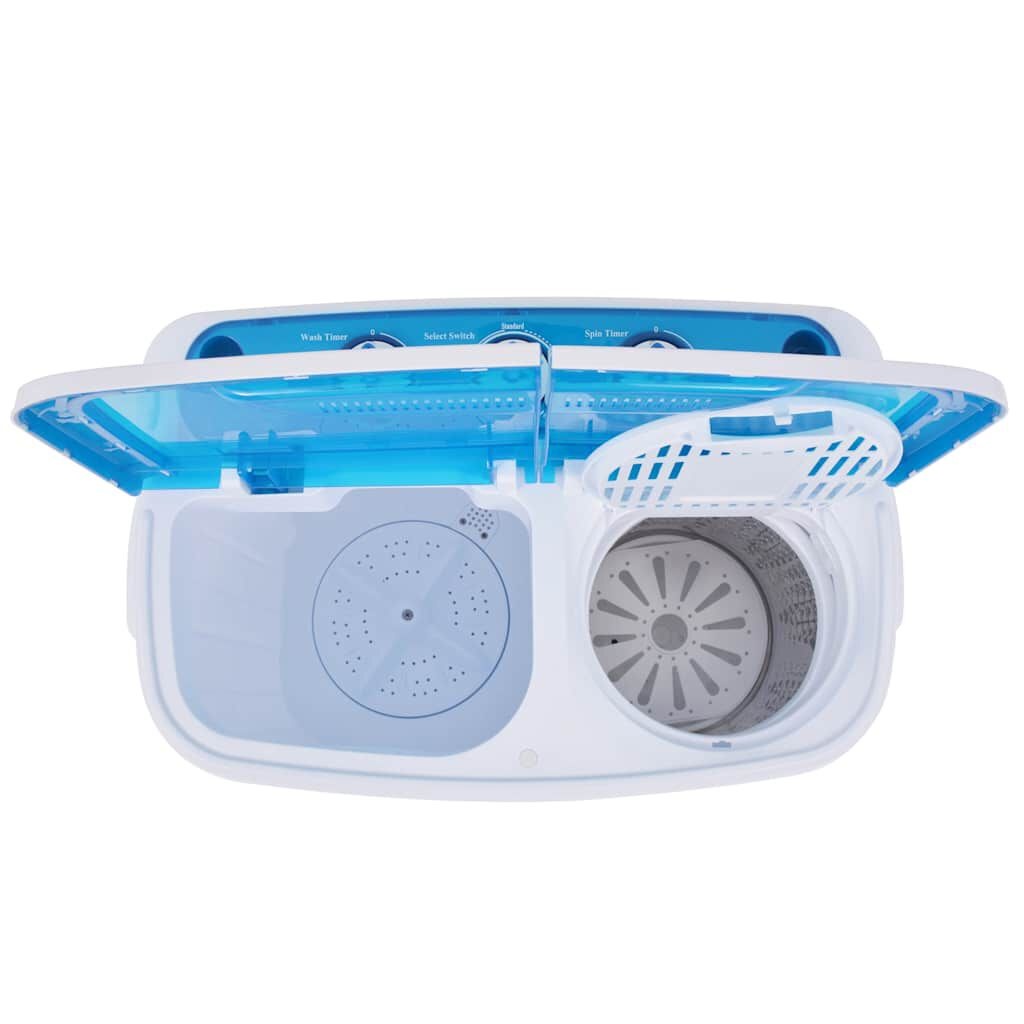 VidaXL Mini Wasmachine Dubbel - 5,6kg - 35% Korting!