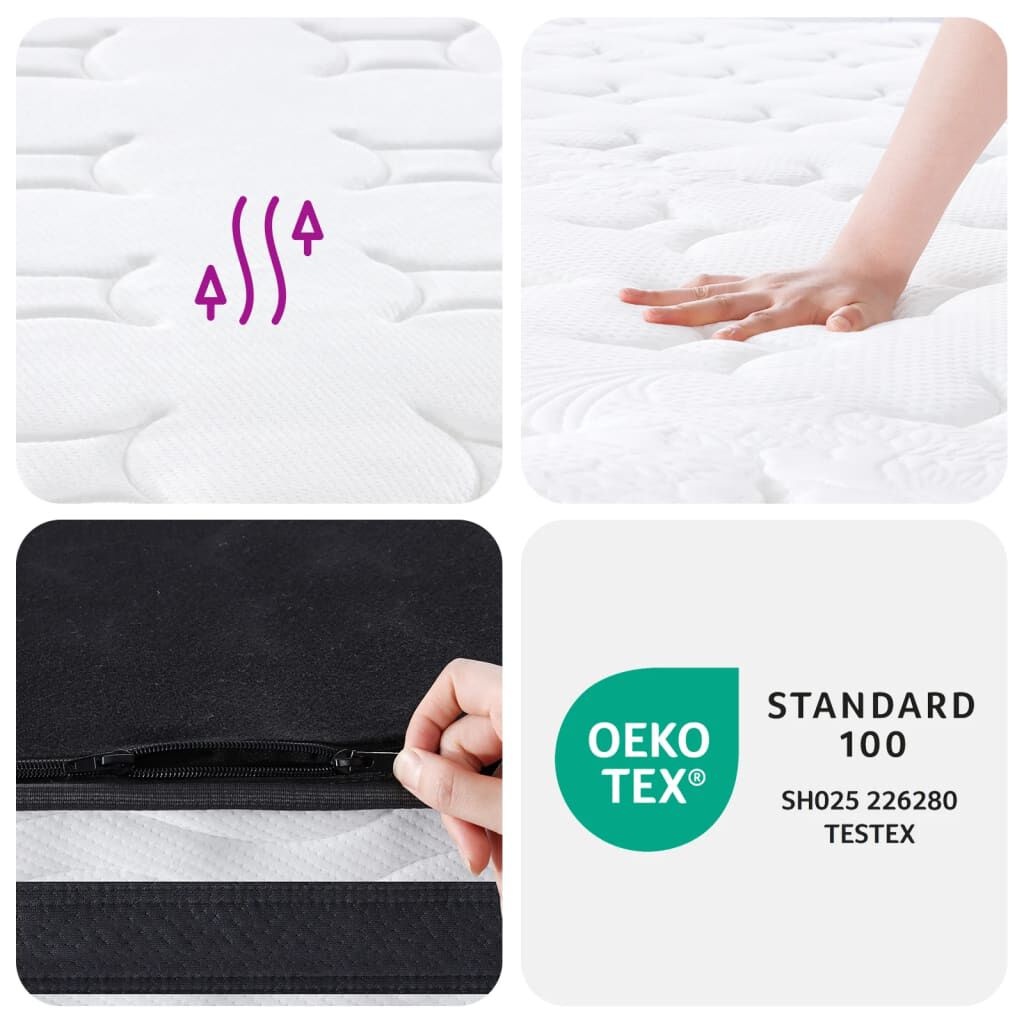 vidaXL Binnenvering Matras 90x200 - Zo Goed Als Nieuw - 35% Korting!