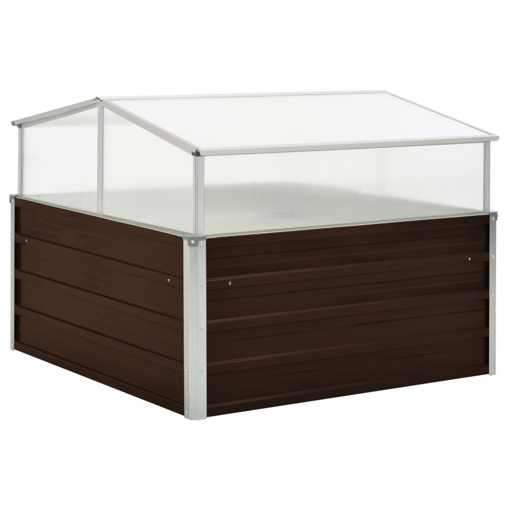 VidaXL Tuinkas 100x100x85cm Bruin - 42% Korting!