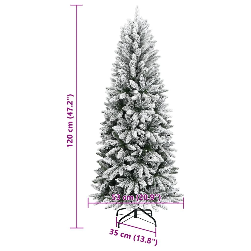 Kunstkerstboom met Sneeuw 120cm - 41% Korting!