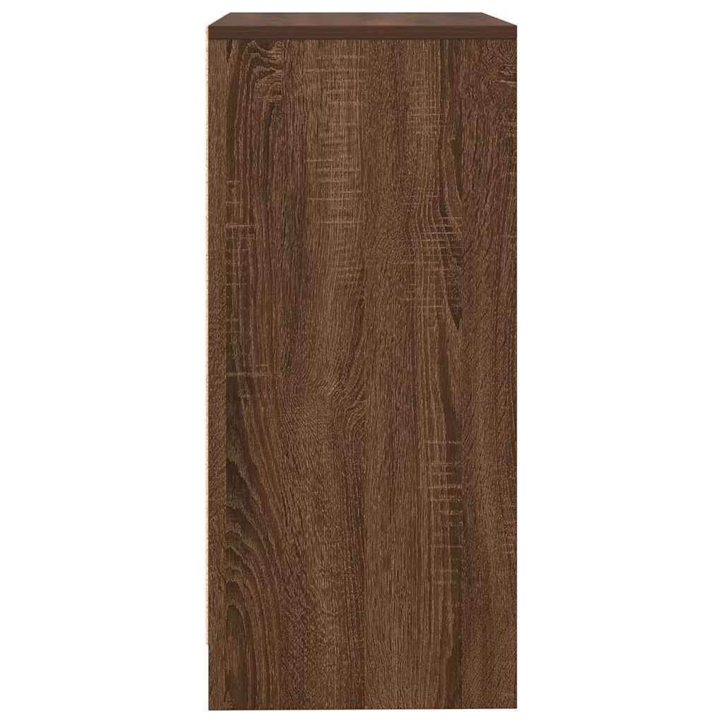 vidaXL Dressoir Bruin Eiken 57x34x76cm - 57% Korting!