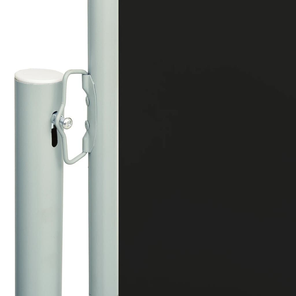 vidaXL Uittrekbaar Tuinscherm 200x600cm Zwart - 35% Korting!