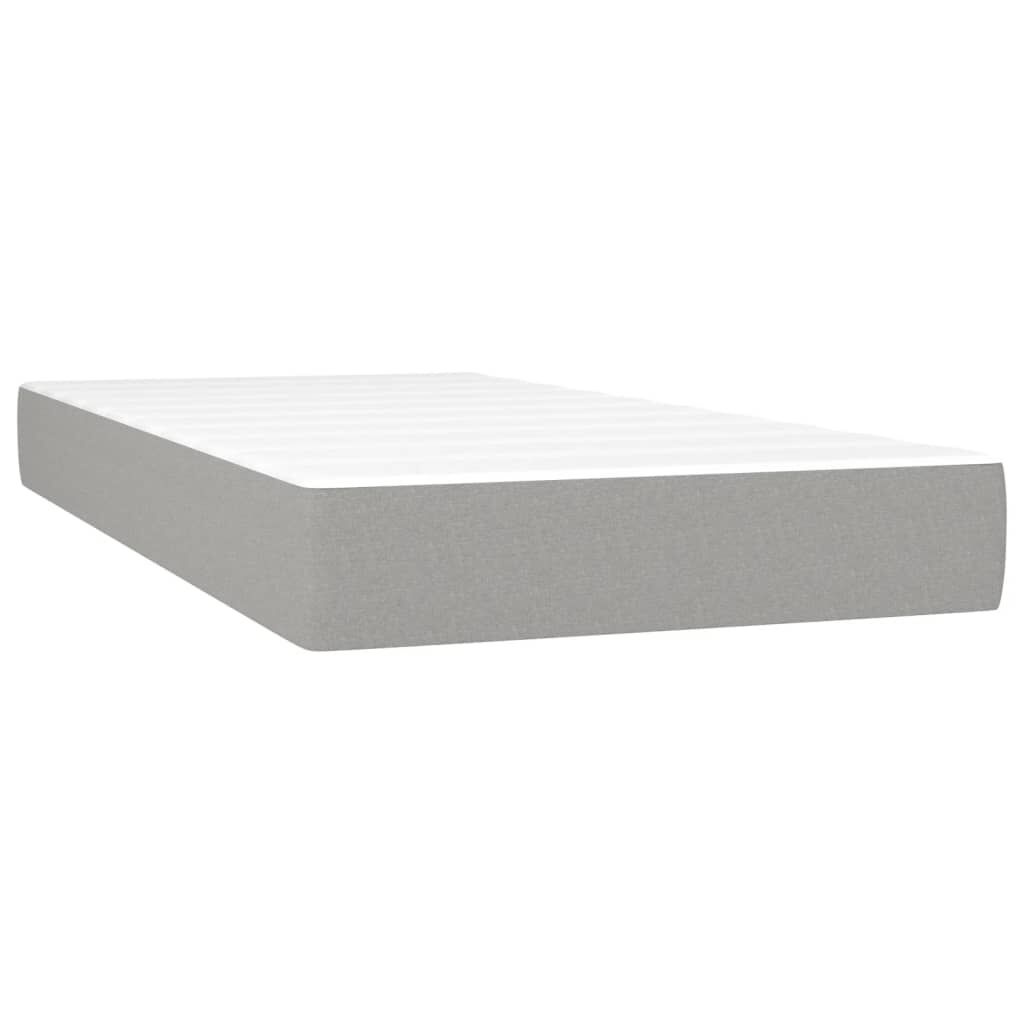 Pocketveringmatras 90x200 Lichtgrijs - 35% Korting!