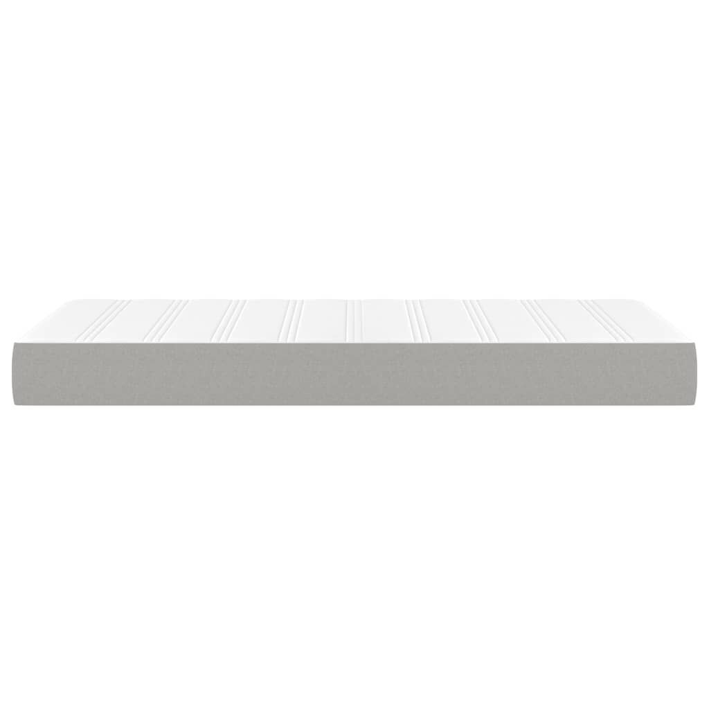Pocketveringmatras 90x200 Lichtgrijs - 35% Korting!