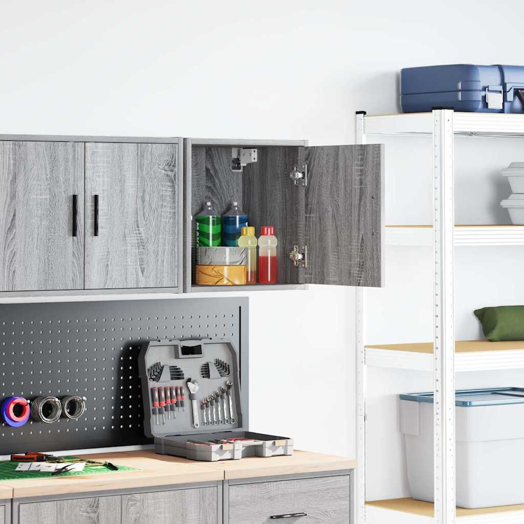 vidaXL Garage Wandkast Grijs Sonoma - 41% Korting!